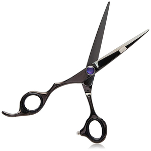 Ciseaux de coiffure professionnels ergonomiques en acier inoxydable légers 6,0 pouces, finition miroir, tension réglable - Product Image 4