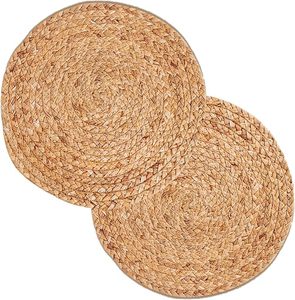 Salvamanteles Redondo de Jacinto de Agua, Estilo Nórdico Natural, Hecho a Mano, Tejido, para Mesa de Comedor, Venta al por Mayor, Directo de Fábrica - Product Image 1