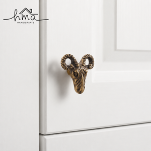 Poignée de tiroir en alliage de zinc brossé motif hippocampe traditionnel, quincaillerie de meuble artisanale, décoration intérieure, cuisine - Product Image 2