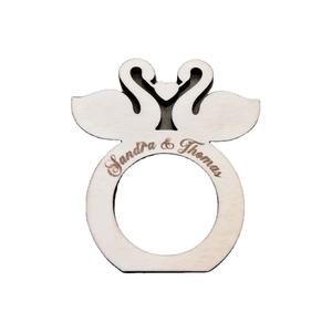 New modern Brown <b>Wooden</b> <b>Napkin</b> <b>Ring</b> Hand-painted Log <b>Napkin</b> Buckle <b>Rings</b> Ak <b>Napkin</b> <b>Ring</b> Kitchen Decor Rope Farmhouse tissue - Product Image 1