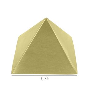 Pirámide de Energía de Latón Sólido para Meditación, Yoga, Reiki, Sanación, Prácticas Espirituales y Aplicaciones de Limpieza de Aura al por Mayor - Product Image 2
