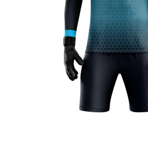 Ensemble de gardien de but Micro Dot Fade, maillot à col rond à manches longues, short pour homme, polyester écologique, respirant, séchage rapide, football - Product Image 6