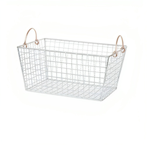 High Trending Iron Wire Storage Basket Direct Sell Metal Basket for Kitchen Storage Organizer <b>Boxed</b> <b>Cheap</b> Price - Product Image 6