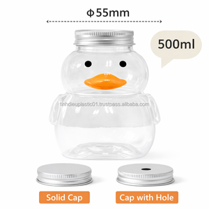 Botella de PET de 500ml al por mayor, diseño de pato, ligera (33g), OEM ODM para té con leche, refrescos y té, de fábrica de Vietnam - Product Image 6