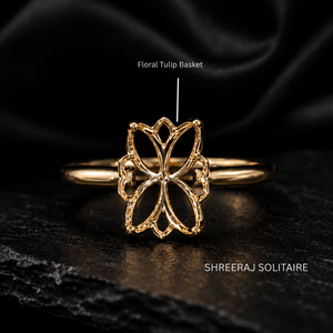 Anillo de Compromiso Minimalista con Diamantes, Corte Cojín de 1-5 CT, Bañado en Rodio, Oro 14K/18K para Mujer - Product Image 5