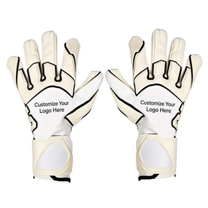 Gants de football professionnels pour gardien de but, gants de football en latex avec protection des doigts, gants d'entraînement et de match, logo personnalisé - Product Image 1