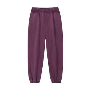 Pantalon de survêtement épais pour homme, coupe droite, style vintage délavé, 100 % coton, vente en gros - Product Image 4