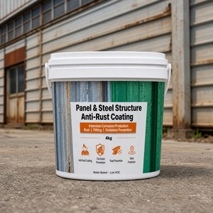 Corrosion Recoatable Maintenance 1K Anti Rust Protective Coating For Aged Metal Panel Eco Friendly Over Existing Low VOC Coat - Product Image 1