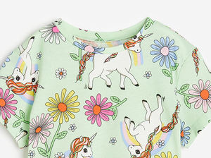 Camisetas de Cuello Redondo Ecológicas Recomendadas, Ropa de Moda para Niñas, Camisetas con Impresión por Sublimación Completa, MOQ Bajo - Product Image 4