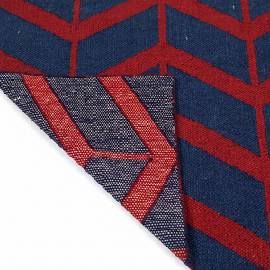 Tapis géométrique Chevron en terre cuite et charbon de bois, écologique, antidérapant, en laine tuftée à la main, motif flèche moderne pour salon - Product Image 6