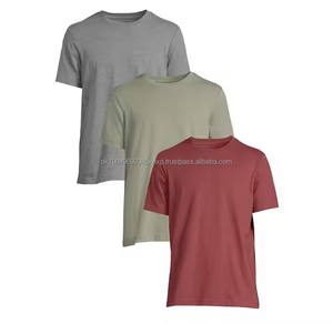 Camisetas de Manga Corta con Cuello Redondo para Hombre, Precio de Fábrica al por Mayor, Tela de Secado Rápido, 100% Algodón, Nuevo Diseño de Última Moda - Product Image 4