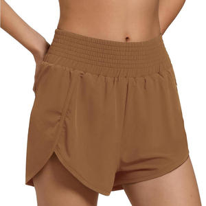 Pantalones Cortos de Ciclismo de Cintura Alta para Mujer, Sin Costuras, con Efecto Fruncido en Glúteos, Ideales para Gimnasio, Yoga, Ciclismo, Fitness y Running, con Logotipo Personalizado, Proveedor OEM para Pedidos al por Mayor - Product Image 3