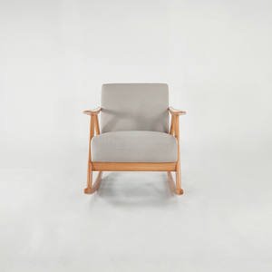 Silla Mecedora de Madera de Teca Sólida de Alta Calidad para Resorts, Muebles Comerciales para Hostelería, para el Desarrollo de Villas de Lujo - Product Image 2