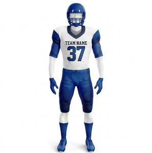Jersey de Fútbol Americano 2026, Nuevo Diseño, Logotipo Personalizado, Venta al Por Mayor para Hombre, Secado Rápido, Anti-UV, 100% Poliéster, Uniforme Deportivo con Transferencia Térmica - Product Image 2