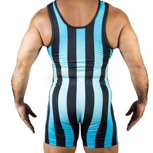 Último Diseño de Singlets de Lucha de Secado Rápido para Hombre, Poliéster con Impresión por Sublimación, Ropa Deportiva para Gimnasio y Artes Marciales, Proveedor OEM de Ropa Deportiva - Product Image 6