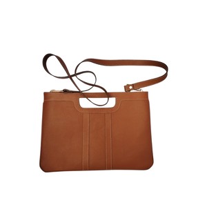 Sacs bandoulière en cuir véritable avec fermeture éclair, grande capacité, durables, imperméables, élégants, souples, pour ordinateur portable, shopping et voyage, vente en gros - Product Image 1