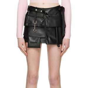 Jupe en cuir taille haute pour femme, style décontracté, respirante, personnalisable par un fabricant professionnel - Product Image 5