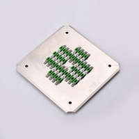 Machine de polissage de fibres optiques LC à 50 ports PC-50 avec fixation pour connecteur LC, assemblage de câbles à fibres optiques FTTH FTTB FTTC