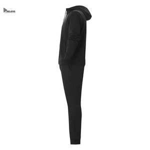 Conjunto Deportivo Informal de Dos Piezas para Invierno, Sudadera con Capucha Estampada y Pantalones Deportivos, Tejido Rico en Algodón, Cómodo para Uso Diario - Product Image 5