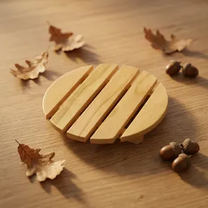 แผ่นรองกันความร้อนรูปทรงกลม วิลล่า ดูเรเบิล สำหรับโต๊ะอาหารในครัว - Product Image 1