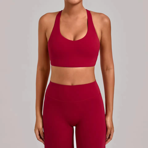 Premium Women’s Seamless Crop <b>Top</b> Sports Bra Yoga Fitness Workout Activewear Tank <b>Top</b> Stretch Gym Training Running Athletic Crop - Product Image 1