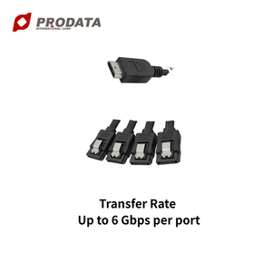 MCIO 4X to 4 SATA SAS 3.0 Breakout Cable SFF-TA-1016 for Storage Server - Product Image 2