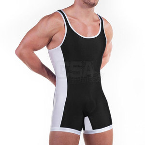 Singlet Professionale da Wrestling: Uniforme Sportiva a Compressione Confortevole per Allenamenti, Partite ed Eventi <span class=keywords><strong>di</strong></span> Wrestling - Product Image 3