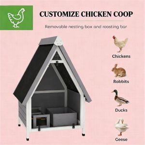 Gallinero de Madera para Exteriores, Villa para Pollos - para sus Amigos Peludos - Product Image 4