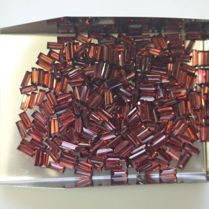 โกเมนสีแดงธรรมชาติ 5x2 มม. ทรงบาแกตต์ คุณภาพดีที่สุด พลอยหลวม รับรองคุณภาพสำหรับทำเครื่องประดับ - Product Image 2