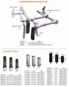 Juego de Retractores Espinales Cervicales Caspar de Acero Inoxidable de Alta Calidad para Neurocirugía, con Certificación CE ISO, por Narham Enterprises - Product Image 3
