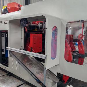 Machine de moulage par extrusion-soufflage à faible bruit 2-10 <span class=keywords><strong>litres</strong></span> double couche avec ligne liquide fabrication flexible prix compétitif - Product Image 3