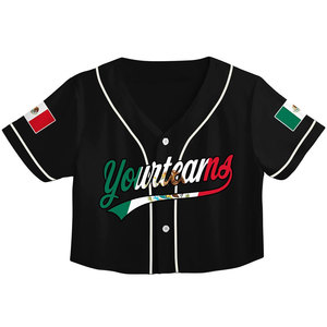 Maillot de baseball personnalisé pour femme, design national personnalisé, nom et numéro, t-shirt respirant en polyester - Product Image 3