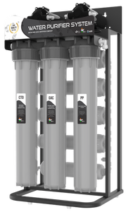 ระบบกรองน้ำ RO แบบเคลื่อนที่ Mobile Nano Skid 50 ลิตรต่อชั่วโมง ฝาครอบแบบไร้รอยต่อ ผลิตจากพลาสติก PP บริสุทธิ์ 100% ป้องกันการรั่วซึม รองรับน้ำหนักได้ถึง 15 กิโลกรัม ฝาปิดท้ายตัวเครื่องทำจากพลาสติกเมมเบรน - Product Image 5