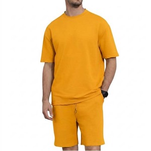 Nouvelle tendance : Ensemble deux pièces grande taille pour homme, style digital fashion, décontracté, pour la plage, short et t-shirt, unisexe - Product Image 1