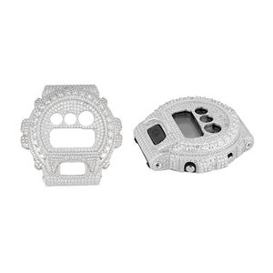 Starspire Jewels - Caja de Reloj Personalizada de Lujo con Bisel de Diamantes, Chapada en Oro 5600, Plata 925, Kit Mod Cuadrado de 40 mm, Estilo Hip Hop - Product Image 2