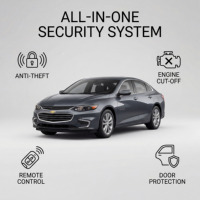 Système d'alarme universel pour voiture avec compatibilité télécommande OEM, système de sécurité antivol pour véhicule 12V