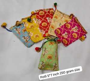 Organza Gota Patti Potli Indian Wedding Favor Gift <b>Bags</b> Dry Fruit Candy Packing Festive Diwali Christmas <b>Easter</b> Ramadan - Product Image 5