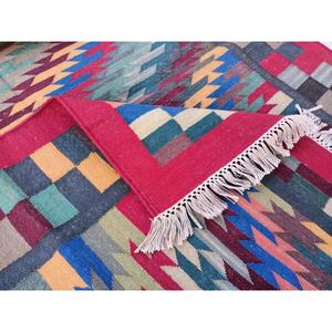 Tapis en coton moderne, doux et robuste, tissé à la main, design uni, antidérapant, lavable, idéal pour une utilisation quotidienne dans les foyers très occupés - Product Image 6