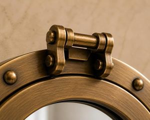 Vintage Nautical Porthole Wall <b>Mirror</b> Antique Brass Round Decorative <b>Mirror</b> - Product Image 6