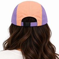 Casquette de camping unisexe, fermeture arrière réglable, logo personnalisé disponible, construction multi-panneaux, style moderne, casquette de camping unisexe