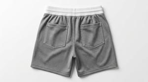 Shorts décontractés pour hommes en maille avec logo personnalisé de haute qualité, service OEM, shorts de fitness légers pour activités de plein air - Product Image 4