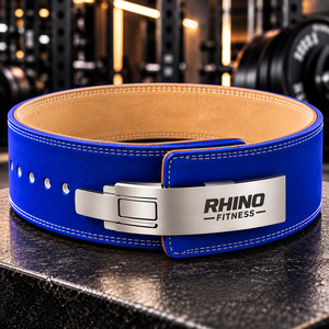 Cinturón de Soporte Lumbar de Neopreno Rhino Fitness, Ajustable, Envolvente, Color Azul, para Adultos, Todas las Temporadas - Product Image 4