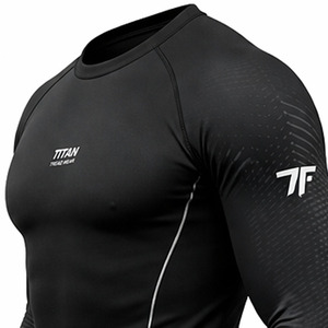 Camiseta Deportiva para Hombre, Protección UV, Spandex/Poliéster, Manga Corta, Secado Rápido, Ecológica, con Logotipo Frontal, para Deportes Acuáticos - Product Image 3
