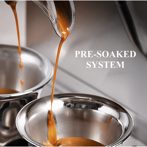 Macchina da Caffè Espresso Semiautomatica 20 Bar con Doppia Caldaia, Macinacaffè Integrato, Estrazione per Due Tazze, per Cappuccino Italiano LC - Product Image 5