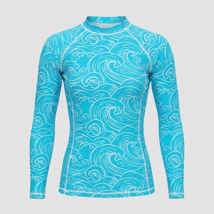 เสื้อรัดรูปแขนยาวสำหรับผู้หญิงและผู้ชาย แห้งเร็ว เหมาะสำหรับฝึกซ้อม BJJ MMA ยิวยิตสู กีฬาต่อสู้ และฟิตเนส - Product Image 2