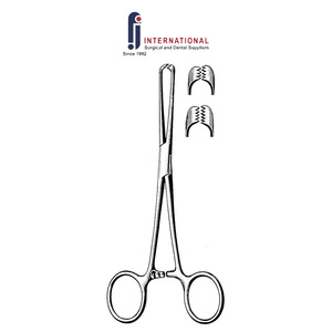 Pinzas de tejido Allis de ginecología de grado alemán, instrumento quirúrgico manual de acero inoxidable, herramienta médica premium CE - Product Image 5