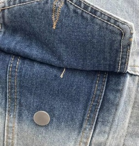 Veste en jean longue bleue pour femmes, veste en jean décontractée pour femmes, veste en jean en coton, logo personnalisé, fournisseur d'usine OEM, Pakistan - Product Image 6