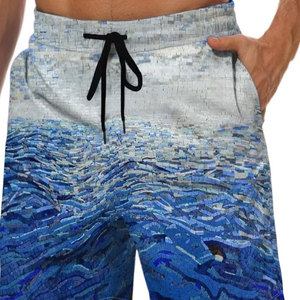 Shorts de sport premium pour hommes avec couche intérieure de soutien et logo personnalisé, shorts de bain respirants pour la plage - Product Image 5