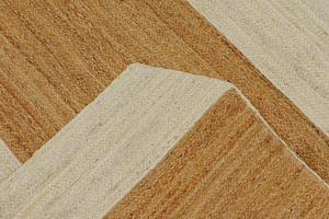 Alfombra de Yute 100% Orgánico Trenzada a Mano NYKO MART JR-28, 9x12 pies, 10x14 pies, Extra/Grande, Muy Grande, Sostenible, Ecológica, Estilo Bohemio - Product Image 3