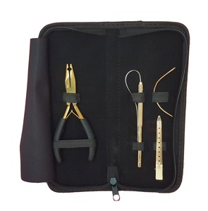 Herramientas de Extensión de Cabello de Plasma Negro de Calidad Premium, Pinzas de Extensión de Cabello de Acero Inoxidable, Pinzas de Peinado con Logotipo Personalizado - Product Image 1